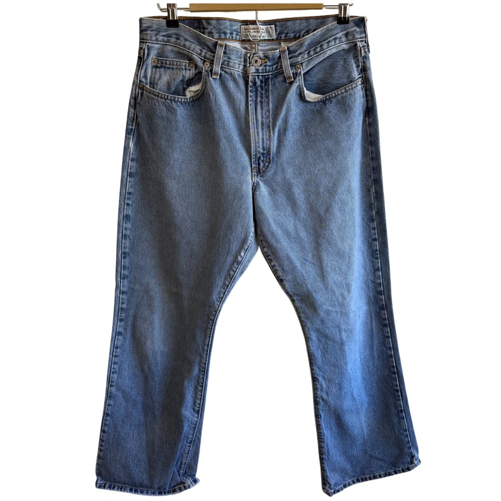 Vintage Y2K Abercrombie & Fitch Size 12 Light Wash Bootcut Jeans Preppy Classic